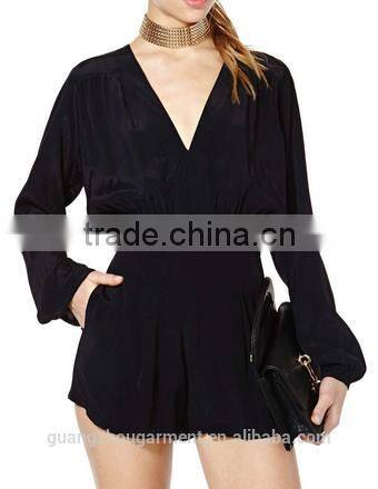 black long sleeve jumpsuits for women