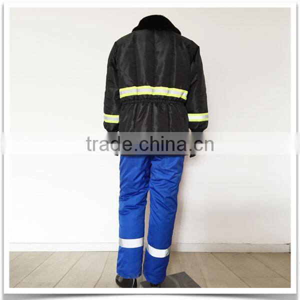 Freezer and coldstore clothing certified for temperatures down to -40 centigrade