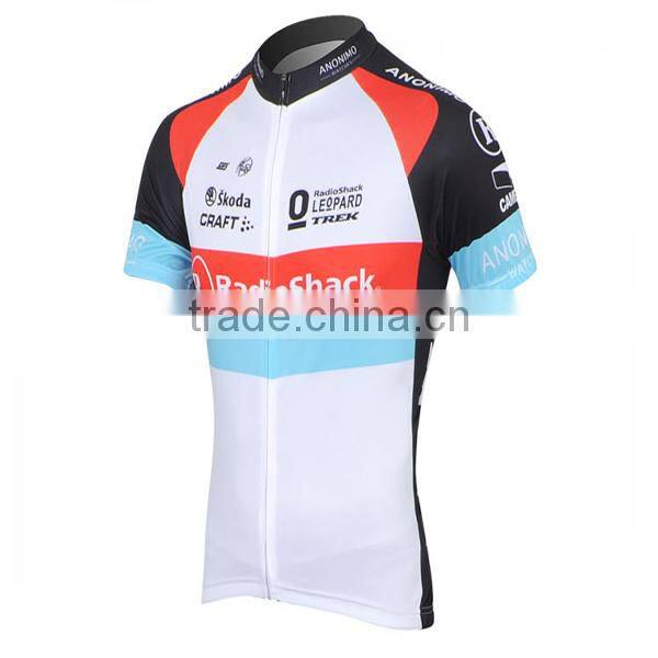 custom short sleeve pro team cycling clothing