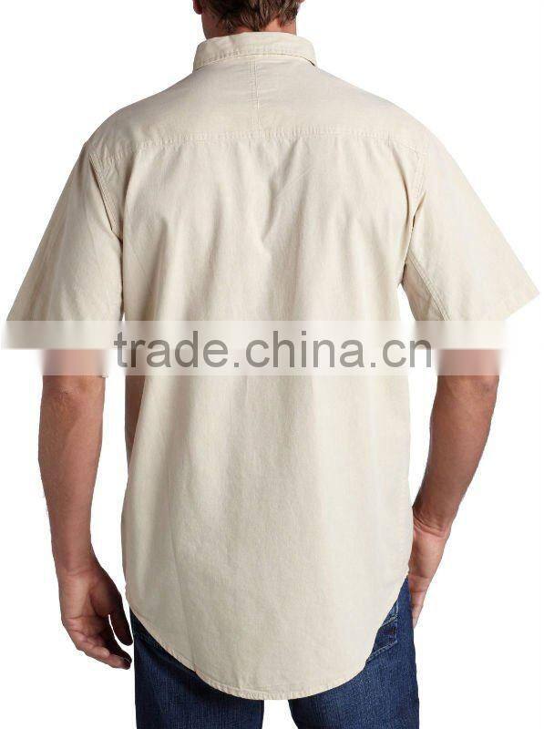 Men's premium industrial short sleeve work shirt-SLS011