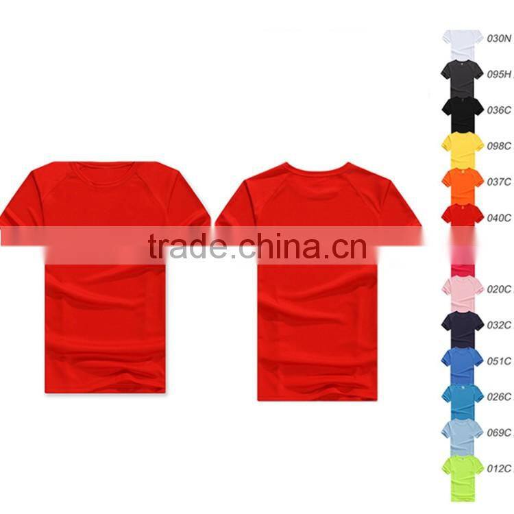 dry fit t shirt for sport event sublimation custom t shirt 100% polyester