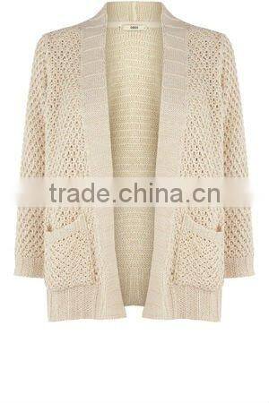 12SW005 Hot Selling New Design Fashion Lady Cardigan