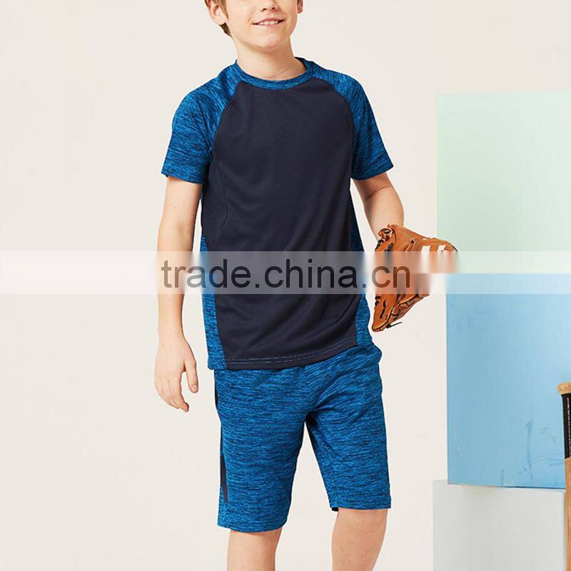student's College outfit 2017 new school children's sportswear short sleeved two pieces