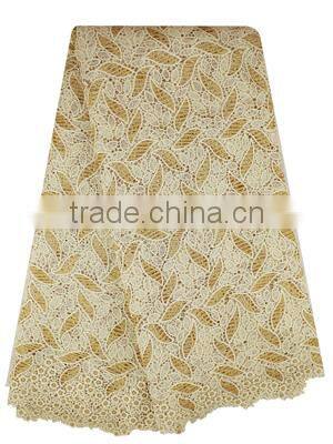 Factory Wholesale African Heavy Lace Fabric CP0035-1 African Guipure Lace Fabric For Party