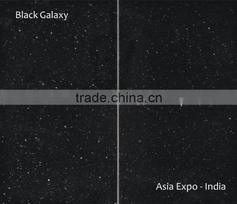 Indian Black Galaxy Granite Tilex 300 x 600 mm