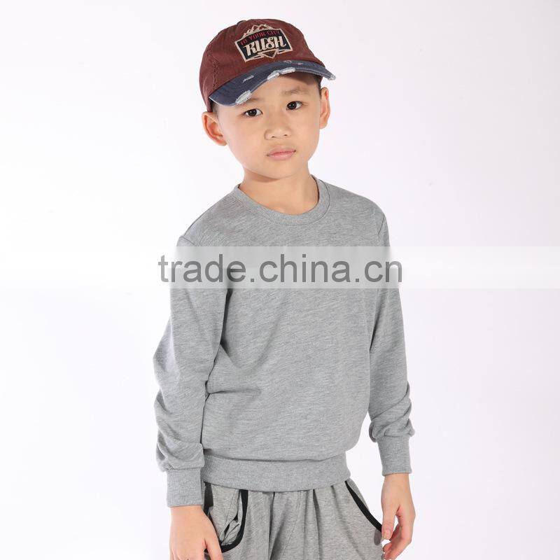 100% Cotton New Kids Blank Pullover Hoody Children Plain Hoodies Hooded Sweatshirt Custom Hoody Manufacturer