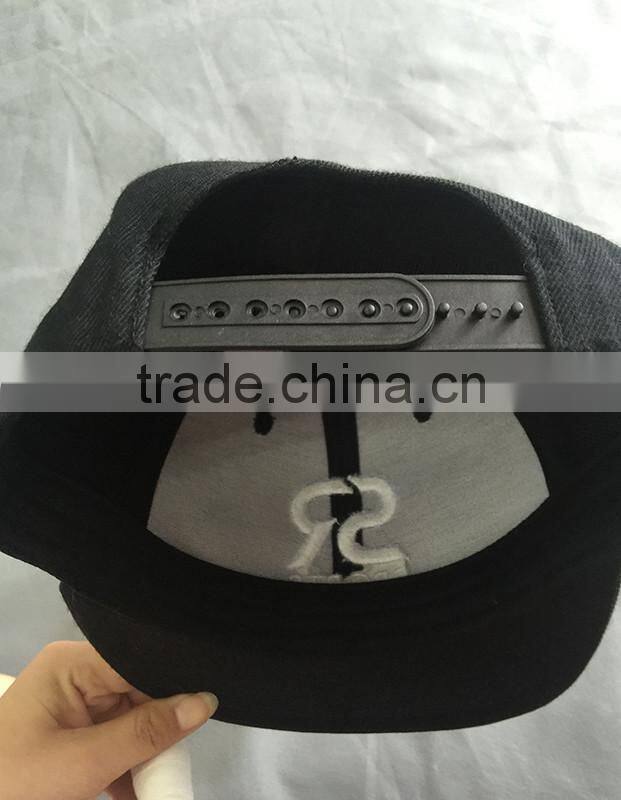 Custom High Quality 3D Embroidery logo 100% Cotton 6 Panels Snapback Cap