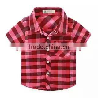 2016 baby clothes cheap custom wholesale china plaid fashion thicken clothing winter boys short sleeve polo t-shirt
