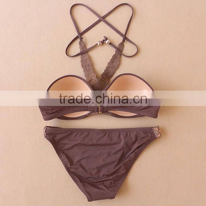 0589 OEM designer China made delicate cheap brazilian bikini 2016 hot kore an teen girl bikini