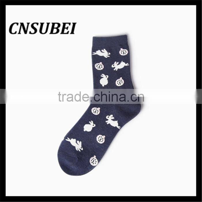 Shaoxing socks factory cute 3D cozy cartoon design young girl teen tube cartoon socks for wholesale