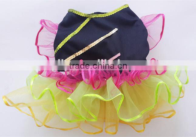 factory sale colorful dog tutu dog dress patterns