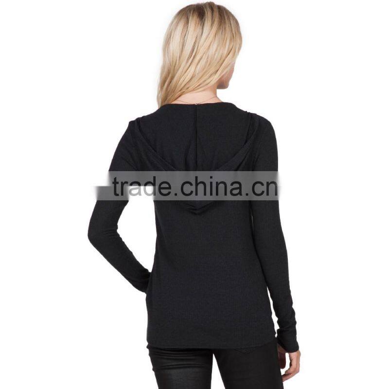 Small Order Accept Women Sexy V Neck Knitting Sweatshirt Hoodies