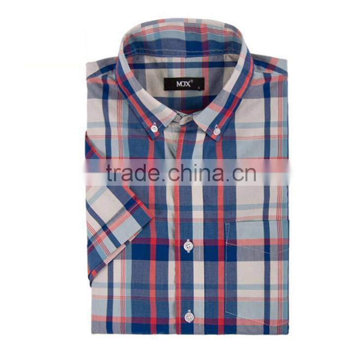 2015 summer short sleeve new brand casual shirt cheap with good quality