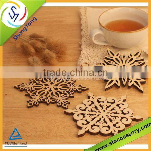 high quality cartoon wood drink coasters