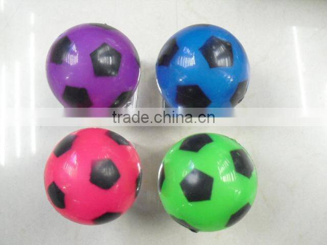 32MM promotional colorful football rubber bouncing ball