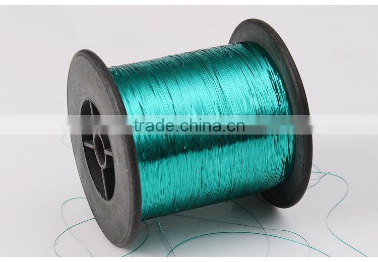 Flat M type metallic yarn for embroidery