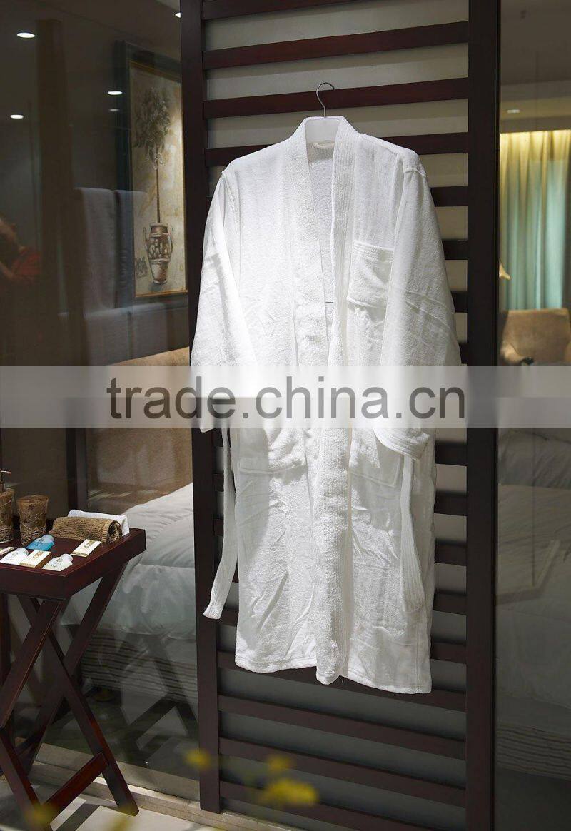 cheap terry velour hotel bathrobe