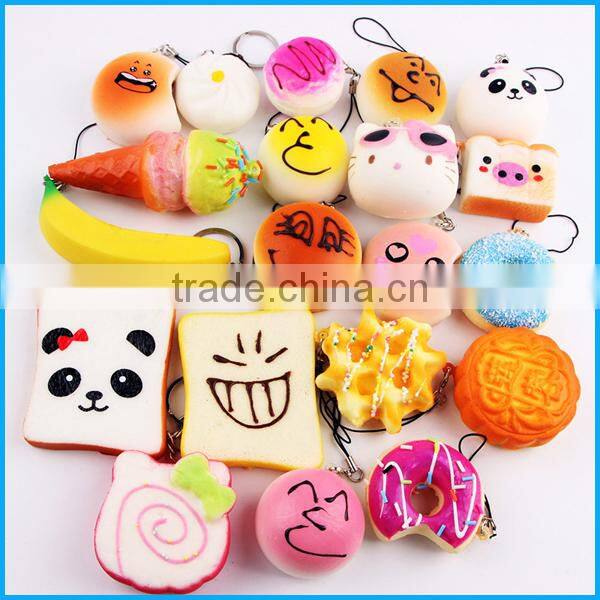 High quality stress release squishy Kawaii 20pcs/set PU Soft squishy slow rising