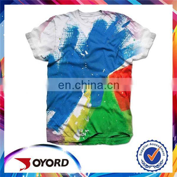 oem make your own design wholesale 3d digital printed tshirt custom t shirt