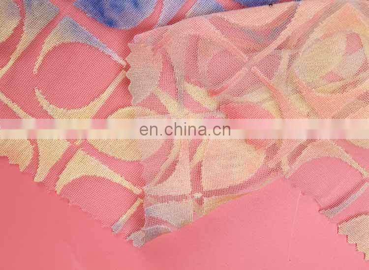 China Textile Customized design colorful dyed polyester rayon spandex fabric