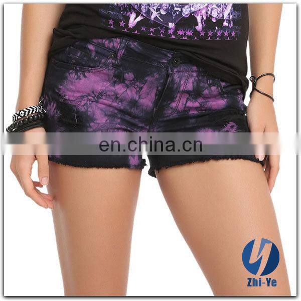 2016 new arrival summer jeans shorts fitness women