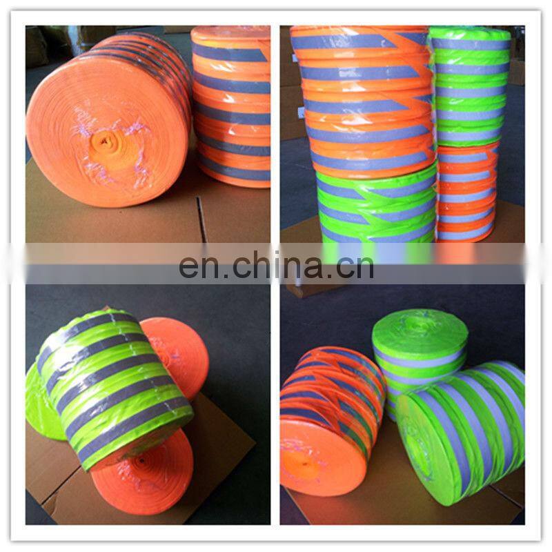 Classical nylon warning reflective tape for reflective waved webbing K-11