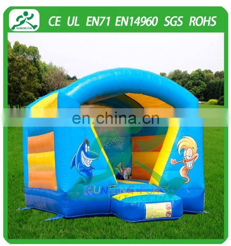 Indoor Mini Inflatable Seaworld Bouncy House With Roof
