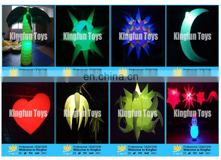 Customized colorful haing new year deractive led star
