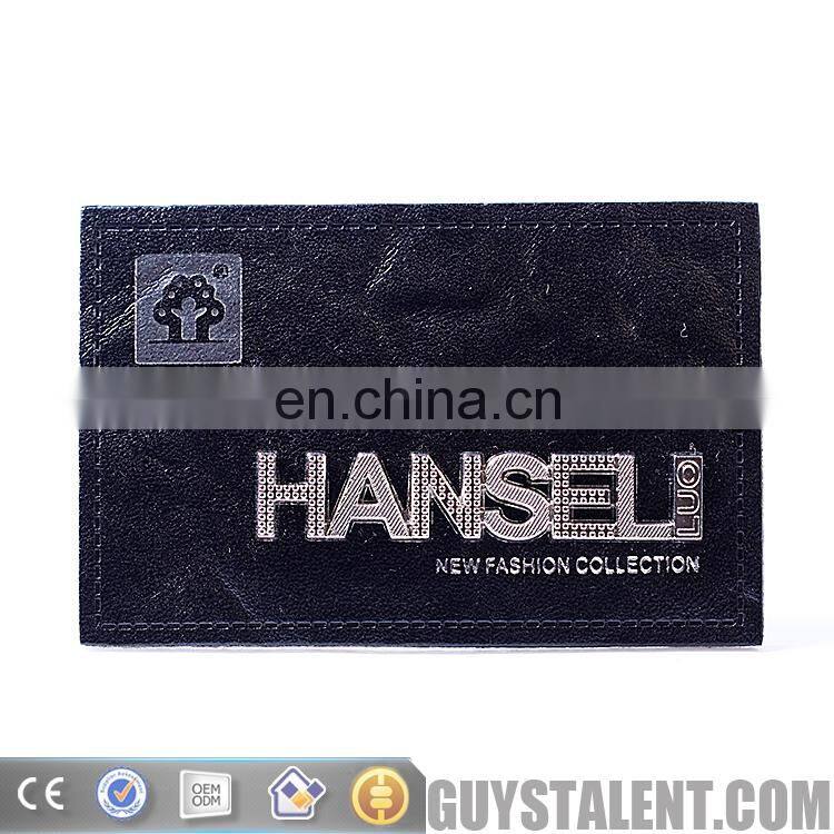 Custom Logo Handmade Cheap metal tag label for garment