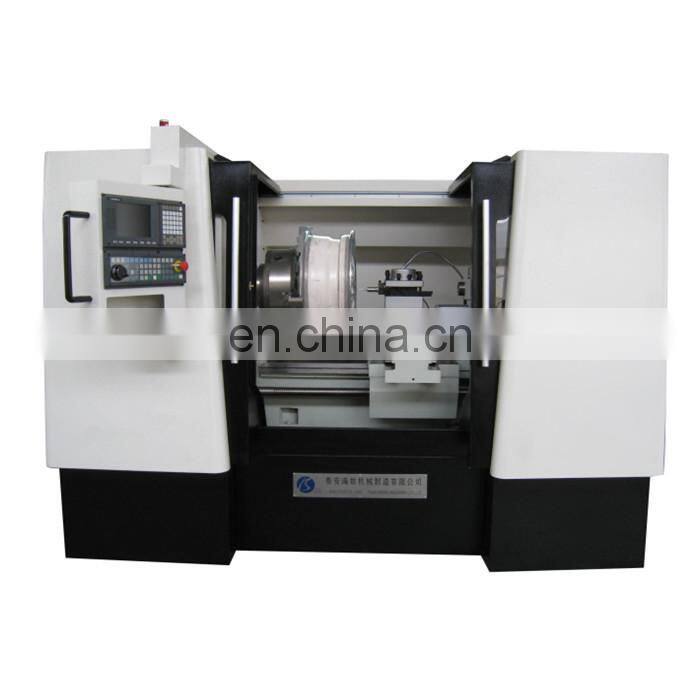 CK6166A cnc lathe wheel rim diamond cutting cnc machine