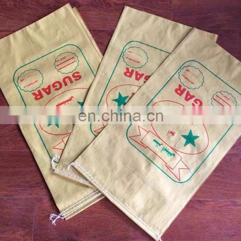 factory supply high quality pp woven polypropylene sugar bag 50kg