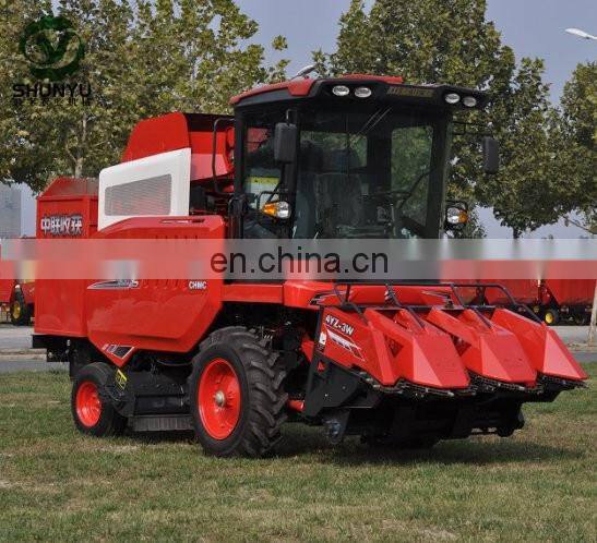 3 rows 140HP Zoomlion Corn Maize Combine Harvester