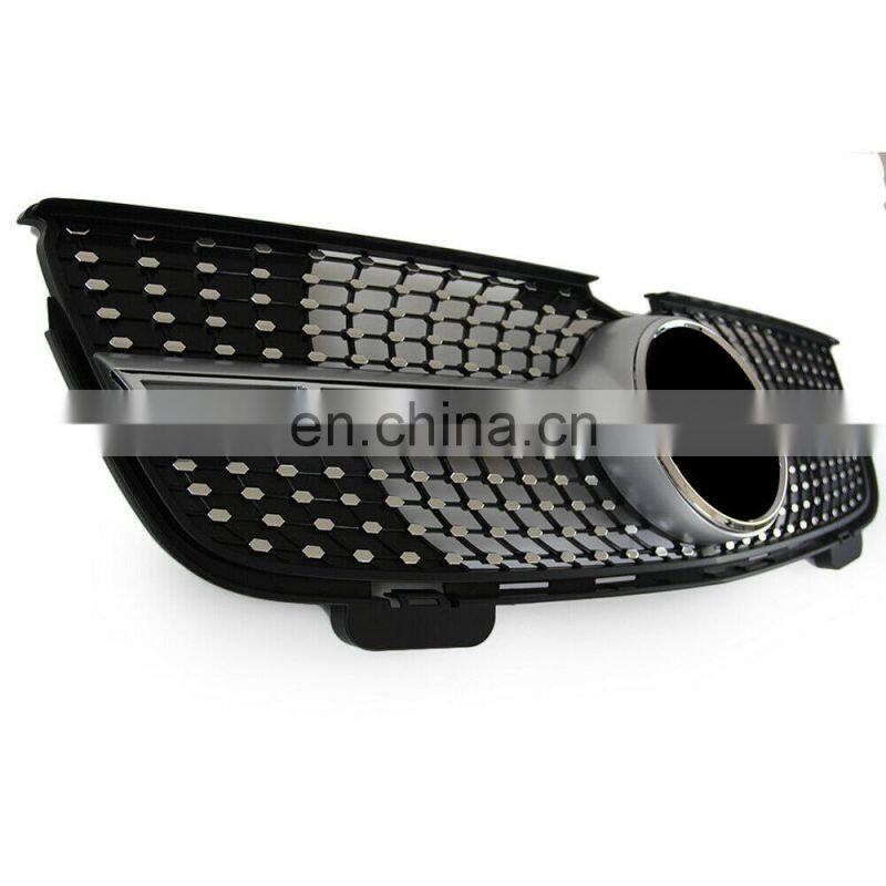Front Grill Grille Silver Diamonds Fit for Mercedes Benz X164 GL-Class 06-12 ABS