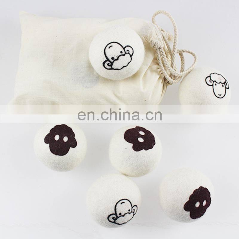 Wholesale Handmade Wool Felt Washing drier Ball for Laundry
