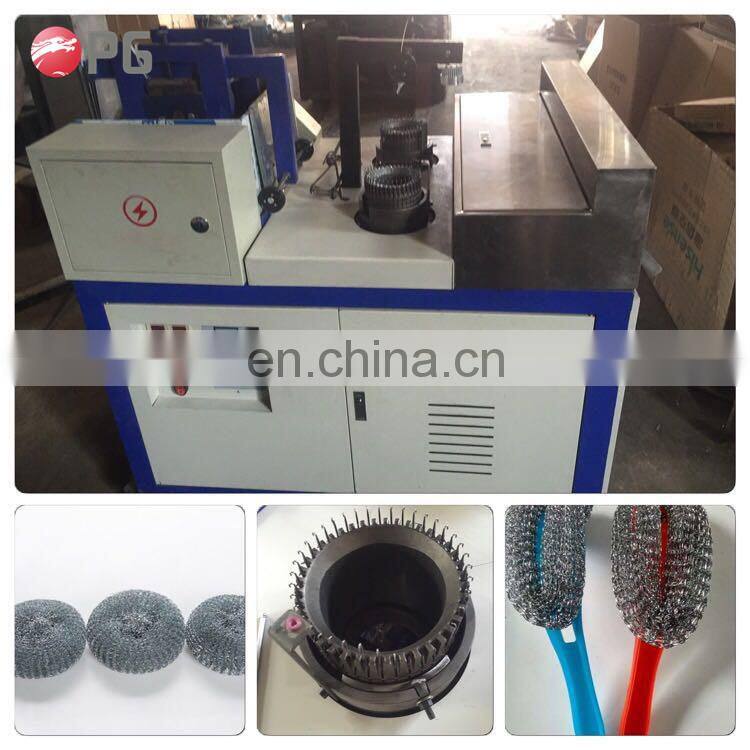 Galvanized Iron Wire Scrubber Mesh Scourer Machine Manufacturer