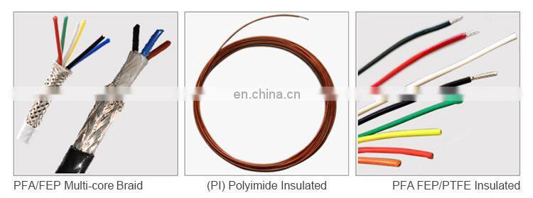 High temperature fiberglass braided TGGT wire
