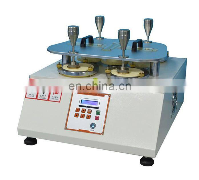 4 Heads Martindale Abrasion Testing Machine For Fabric Textile Testing With The Best Price From Factory