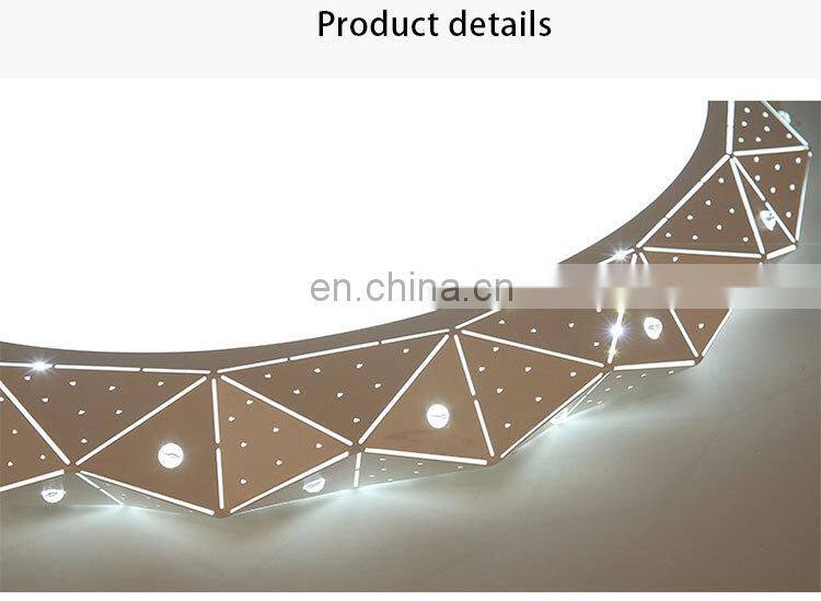 Modern Simple Round LED Living Room Ceiling Light Creative Acrylic Bedroom Lighting