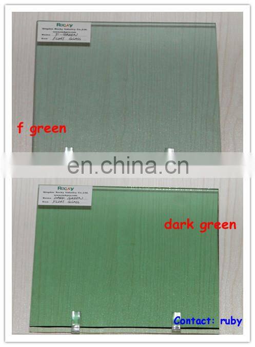 China building glass 4mm 5mm 6mm F France / Dark Green tinted colored Float Glass