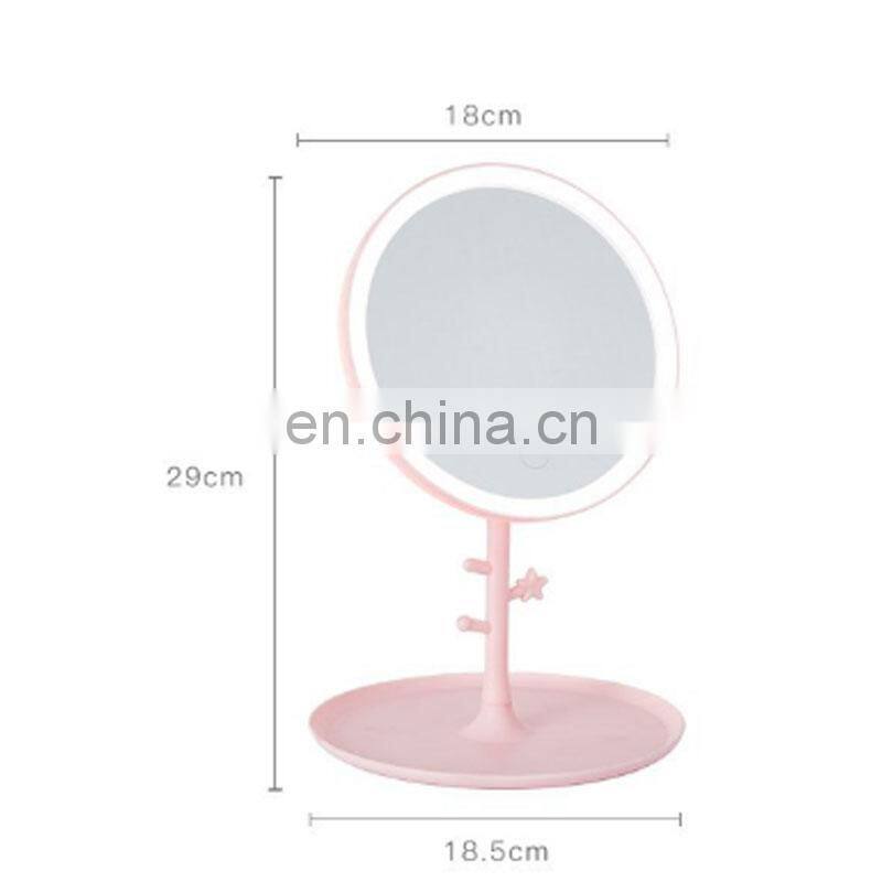 New Style Table Desktop Led Light Makeup Cosmetic Mirror