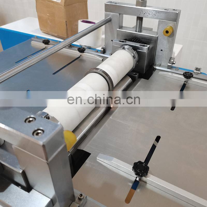 half automatic stretch film rewinding & slitting machine HX-320BT