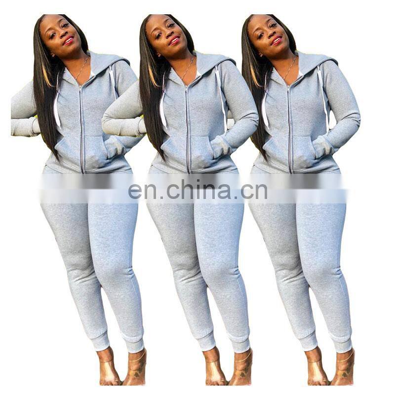 Manufacturers wholesale plus size women's spring and autumn home wear casual 2-piece suit custom sports suit S-5XL