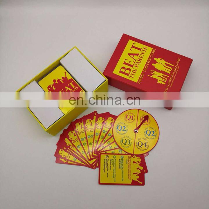 Manufacture Custom Printing Board games Adult Kids Juegos De Mesa Board Games