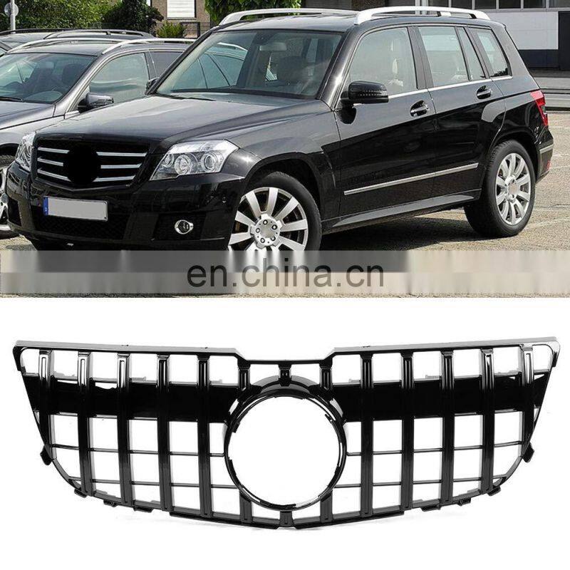 Honghang Factory Manufacture Auto Parts For GLK Front Grills, GT Style Front Grilles For Benz GLK X204 2013-2015