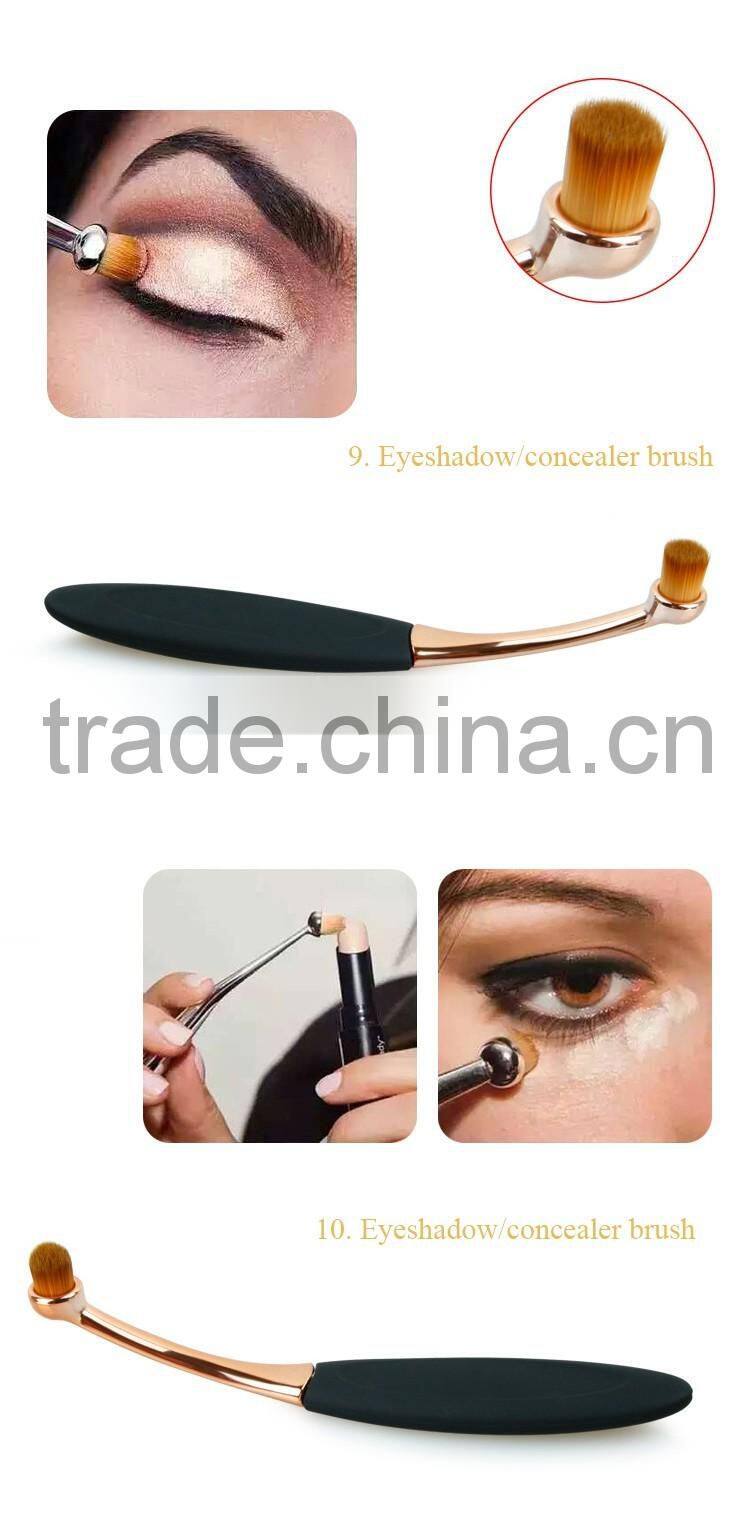 Best personalized10Pieces Custom Logo Cosmetic Brush Makeup Brushes