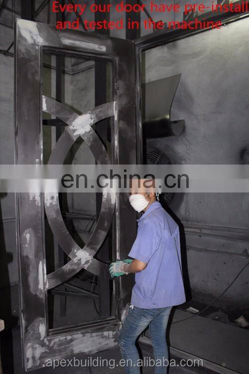 Wrought iron door security doors for homes, mom and son door