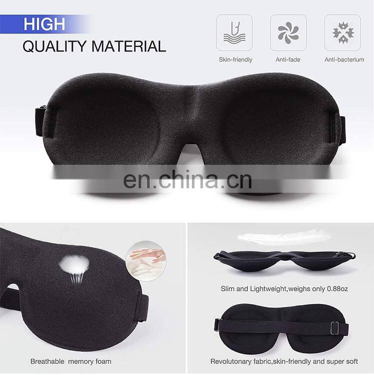 Custom Super Soft Sleeping Eyes Mask 3D Upgraded Sleep Patch Mask Contoured Cup Blindfold Eye Cover Eyemask for Women