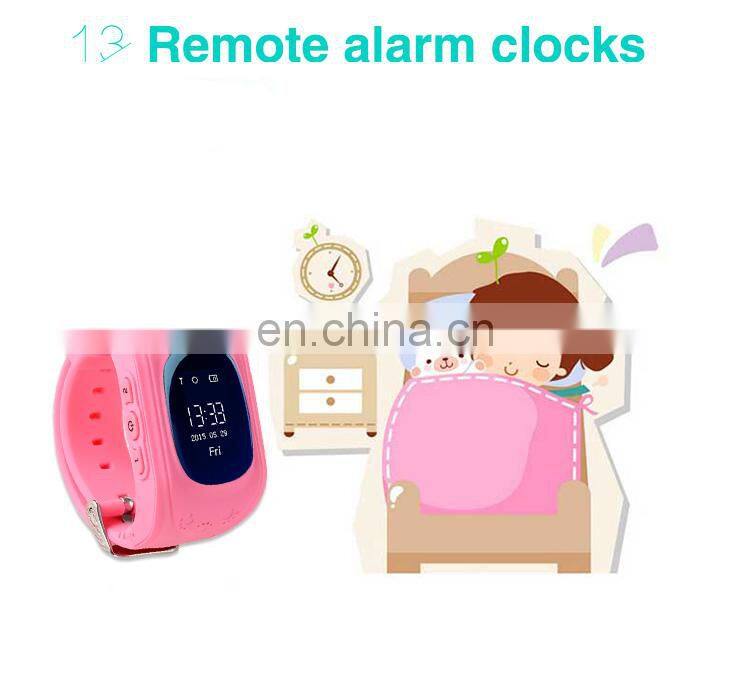 Reloj talking tracker smart wach touch smartwatch Q50 GPS kids LCD eled safety for kids with sim walkie talkies talkie