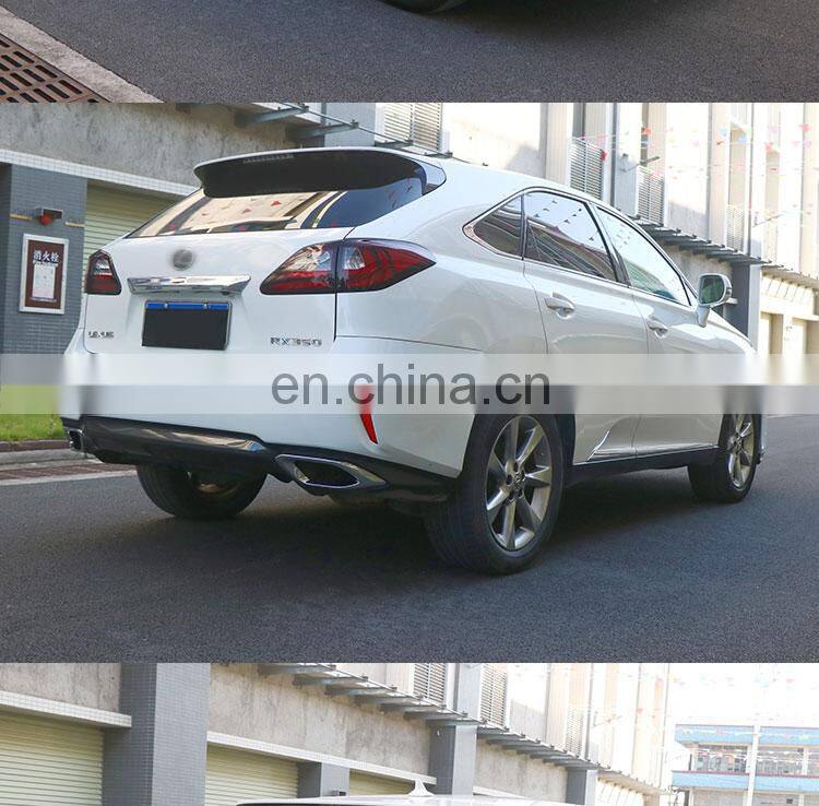 Runde Car Modification PP Material Old Lexus RX270 Upgrade New Style RX350 Front Rear Bumper For 09-14 Lexus RX270 Body Kit