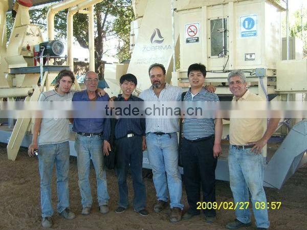 mobile wood pellet production line/wood pellet mill